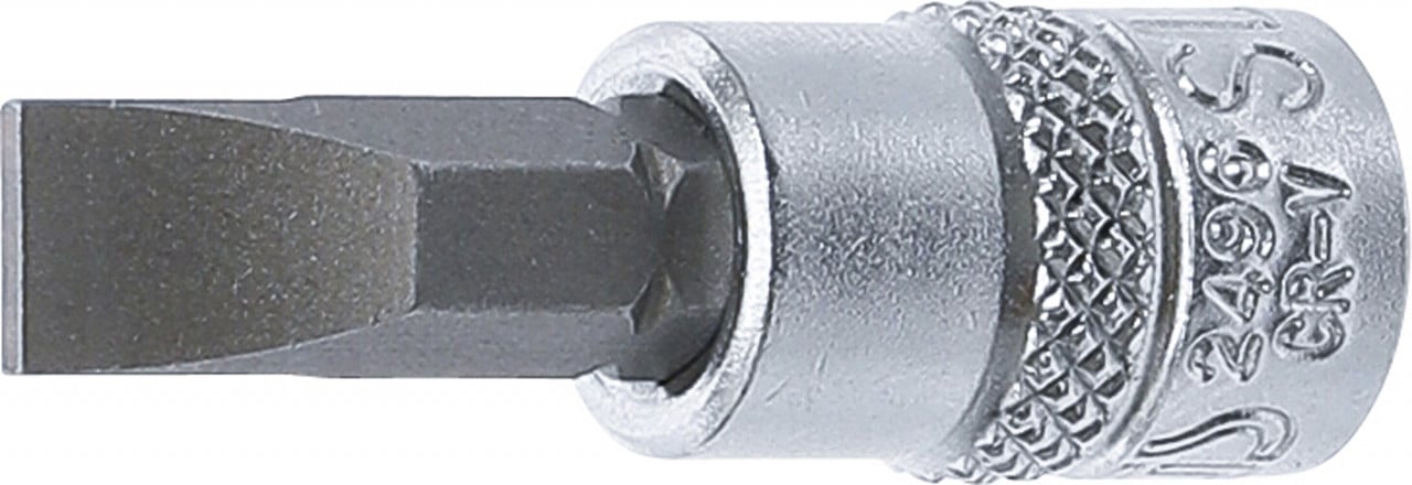 Bit cu canelura 7mm cu tubulara 1/4″, BGS 2496 – Chei Tubulare cu Biti Bit cu canelura 7mm cu tubulara 1/4", BGS 2496 - Chei Tubulare cu Biti