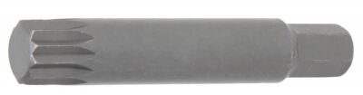 Bit cu dinţi multipli M14, Spline (XZN), lungime 75mm, antrenare 3/8", BGS 4864