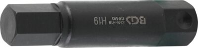 Bit de impact Imbus 19 mm, lungime 100mm, antrenare hexagon 22mm, BGS 5246-H19