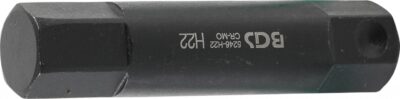 Bit de impact Imbus 22 mm, lungime 100mm, antrenare hexagon 22mm, BGS 5246-H22