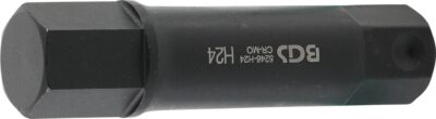 Bit de impact Imbus 24 mm, lungime 100mm, antrenare hexagon 22mm, BGS 5246-H24