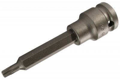 Bit de impact Torx T20, lungime 100mm, antrenare cu tubulara 1/2", BGS 5469