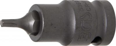 Bit de impact Torx T20, lungime 55mm, antrenare cu tubulara 1/2", BGS 5369