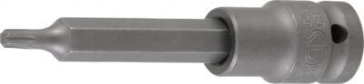 Bit de impact Torx T27, lungime 100mm, antrenare cu tubulara 1/2", BGS 5467
