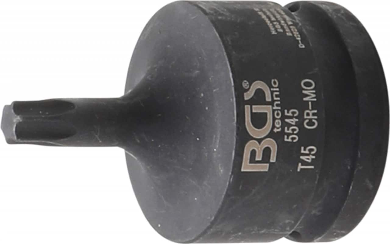 Bit de impact Torx T45, antrenare 20 mm (3/4″), BGS 5545 – Chei Tubulare cu Biti Bit de impact Torx T45, antrenare 20 mm (3/4"), BGS 5545 - Chei Tubulare cu Biti