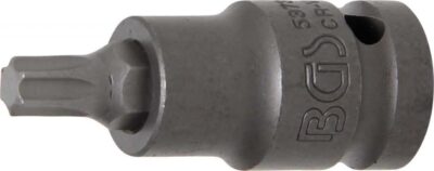 Bit de impact Torx T45, lungime 55mm, antrenare cu tubulara 1/2", BGS 5373