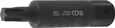 Bit de impact Torx T60, lungime 100 mm, antrenare hexagon 22 mm, BGS 5246-T60