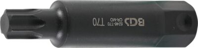 Bit de impact Torx T70, lungime 100 mm, antrenare hexagon 22 mm, BGS 5246-T70
