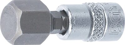 Bit Imbus 12mm cu tubulara 1/4" (6,3mm), BGS 2161-12