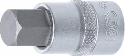 Bit Imbus 17 mm, lungime 55mm, antrenare cu tubulara 1/2", BGS 5184-H17