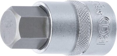 Bit Imbus 19 mm, lungime 55mm, antrenare cu tubulara 1/2", BGS 5184-H19