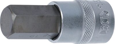 Bit Imbus 19 mm, lungime 70mm, antrenare cu tubulara 1/2", BGS 5052-19
