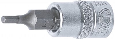 Bit Imbus 2,5mm cu tubulara 1/4" (6,3mm), BGS 5154