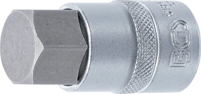 Bit Imbus 22 mm, lungime 55mm, antrenare cu tubulara 1/2", BGS 5184-H22