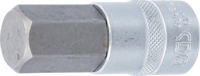 Bit Imbus 22 mm, lungime 70mm, antrenare cu tubulara 1/2", BGS 4295