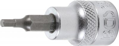 Bit Imbus 3mm, antrenare cu tubulara 3/8", BGS 2576