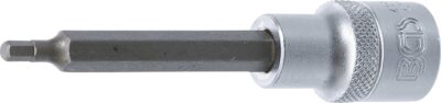 Bit Imbus 4 mm, lungime 100mm, antrenare cu tubulara 1/2", BGS 4259