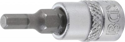 Bit Imbus 4mm cu tubulara 1/4 (6,3mm), BGS 2498