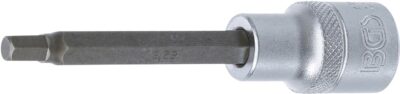 Bit Imbus 6 mm, lungime 100mm, antrenare cu tubulara 1/2", BGS 4261