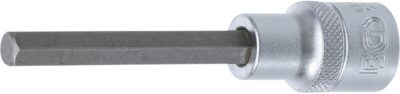 Bit Imbus 8 mm, lungime 100mm, antrenare cu tubulara 1/2", BGS 4263