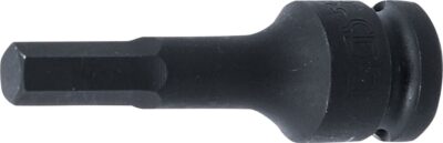 Bit Imbus de impact 10 mm, lungime 75mm, antrenare cu tubulara 1/2", BGS 5481-M10