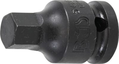 Bit Imbus de impact 13 mm, lungime 42mm, antrenare cu tubulara 1/2”, BGS 5485-13