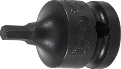 Bit Imbus de impact 5 mm, lungime 42mm, antrenare cu tubulara 1/2”, BGS 5485-5