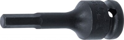 Bit Imbus de impact 8 mm, lungime 75mm, antrenare cu tubulara 1/2", BGS 5481-M8