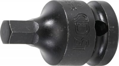 Bit Imbus de impact 9 mm, lungime 42mm, antrenare cu tubulara 1/2”, BGS 5485-9