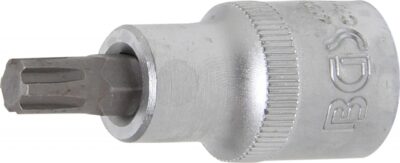 Bit Ribe M8, lungime 55mm, antrenare cu tubulara 1/2", BGS 4153