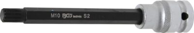 Bit Spline (XZN) M10, lungime 140mm, antrenare cu tubulara 1/2", BGS 5009