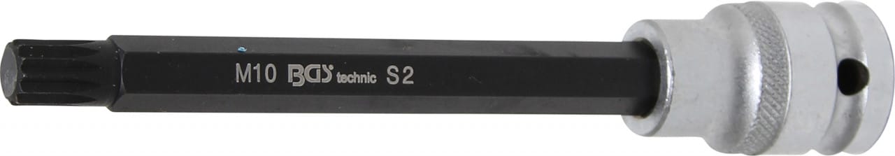 Bit Spline (XZN) M10, lungime 140mm, antrenare cu tubulara 1/2″, BGS 5009 – Chei Tubulare cu Biti Bit Spline (XZN) M10, lungime 140mm, antrenare cu tubulara 1/2", BGS 5009 - Chei Tubulare cu Biti