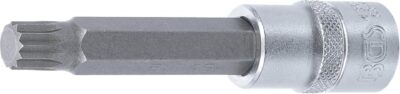 Bit Spline (XZN) M12, lungime 100mm, antrenare cu tubulara 1/2", BGS 4363