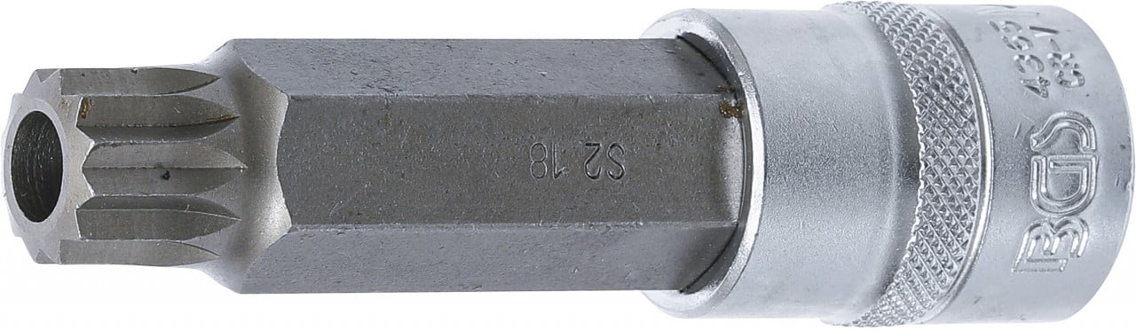 Bit Spline (XZN) M18 cu gaura, lungime 100mm, antrenare cu tubulara 1/2″, BGS 4365 – Chei Tubulare cu Biti Bit Spline (XZN) M18 cu gaura, lungime 100mm, antrenare cu tubulara 1/2", BGS 4365 - Chei Tubulare cu Biti
