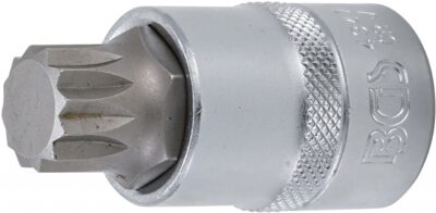 Bit Spline (XZN) M18, lungime 55mm, antrenare cu tubulara 1/2", BGS 4347