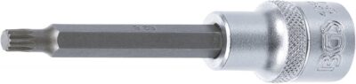 Bit Spline (XZN) M6, lungime 100mm, antrenare cu tubulara 1/2", BGS 4360