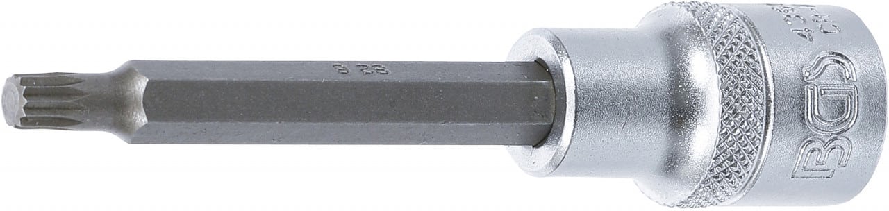 Bit Spline (XZN) M6, lungime 100mm, antrenare cu tubulara 1/2″, BGS 4360 – Chei Tubulare cu Biti Bit Spline (XZN) M6, lungime 100mm, antrenare cu tubulara 1/2", BGS 4360 - Chei Tubulare cu Biti