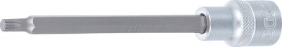 Bit Spline (XZN) M6, lungime 140mm, antrenare cu tubulara 1/2", BGS 4331