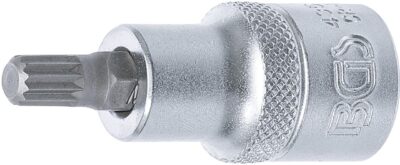 Bit Spline (XZN) M8, lungime 53mm, antrenare cu tubulara 1/2", BGS 4352