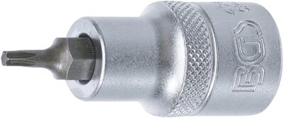 Bit Torx T15, lungime 55mm, antrenare cu tubulara 1/2", BGS 4368