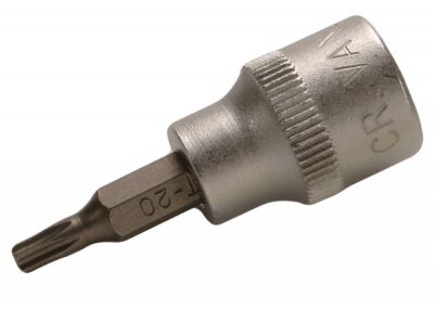Bit Torx T20 cu gaura, antrenare cu tubulara 3/8", BGS 2571
