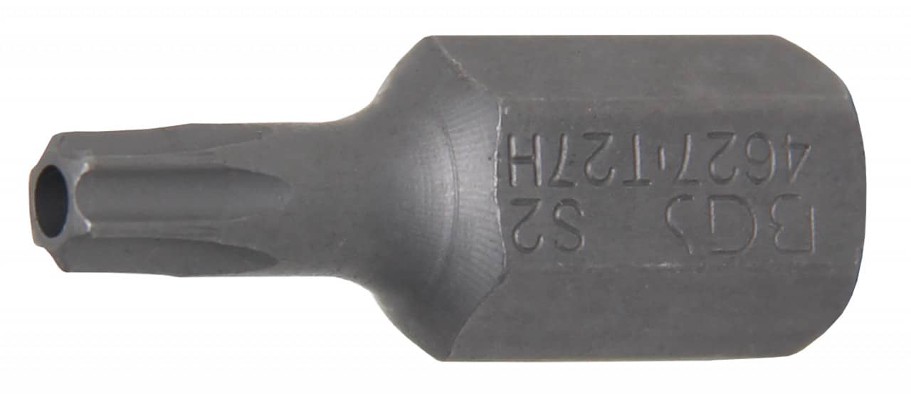Bit Torx T27 cu gaura de securizare, lungime 30mm, antrenare 10mm(3/8″), BGS 4627 – Chei Tubulare cu Biti Bit Torx T27 cu gaura de securizare, lungime 30mm, antrenare 10mm(3/8"), BGS 4627 - Chei Tubulare cu Biti