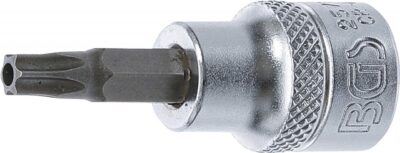 Bit Torx T30 cu gaura, antrenare cu tubulara 3/8", BGS 2574
