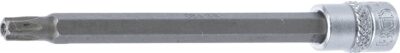 Bit Torx T30 cu gaura, lungime 100mm, antrenare cu tubulara 1/4", BGS 4203