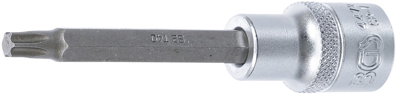 Bit Torx T40, lungime 100mm, antrenare cu tubulara 1/2″, BGS 4472 – Chei Tubulare cu Biti Bit Torx T40, lungime 100mm, antrenare cu tubulara 1/2", BGS 4472 - Chei Tubulare cu Biti