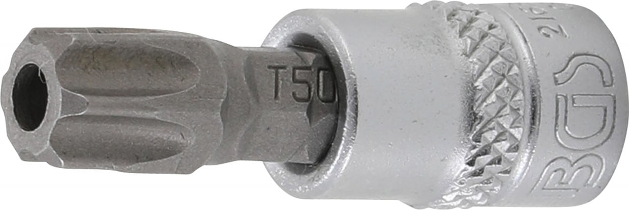 Bit Torx T50 cu gaura, antrenare cu tubulara 1/4″, BGS 2165-T50 – Chei Tubulare cu Biti Bit Torx T50 cu gaura, antrenare cu tubulara 1/4", BGS 2165-T50 - Chei Tubulare cu Biti