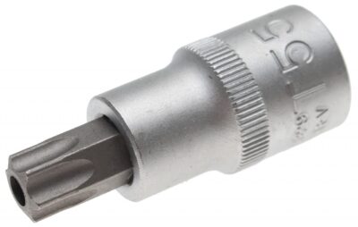Bit Torx T55 cu gaura, antrenare cu tubulara 1/2", BGS 4329