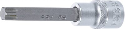 Bit Torx T55, lungime 100mm, antrenare cu tubulara 1/2", BGS 4475