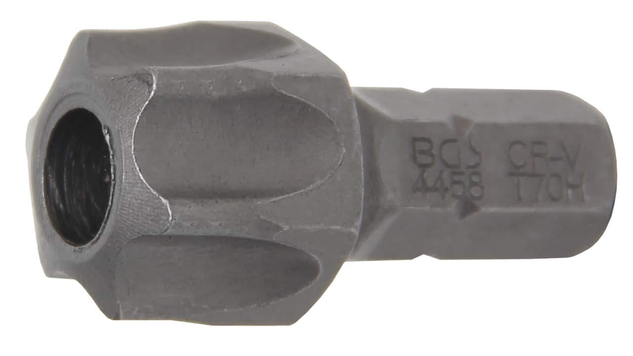 Bit Torx T60 cu gaura de securizare, lungime 30 mm, antrenare 5/16″, BGS 4458 – Chei Tubulare cu Biti Bit Torx T60 cu gaura de securizare, lungime 30 mm, antrenare 5/16", BGS 4458 - Chei Tubulare cu Biti