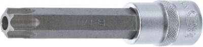 Bit Torx T70 cu gaura, lungime 100mm, antrenare cu tubulara 1/2", BGS 5103-TB70